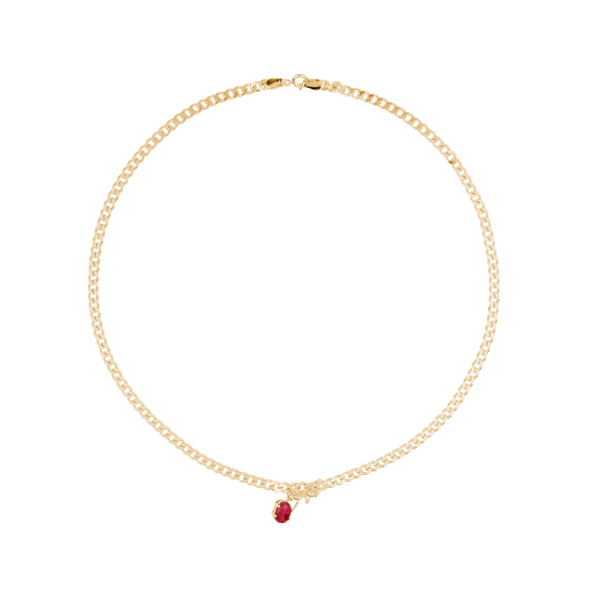 ANT RUBY NECKLACE – Carolinne B Jewelry